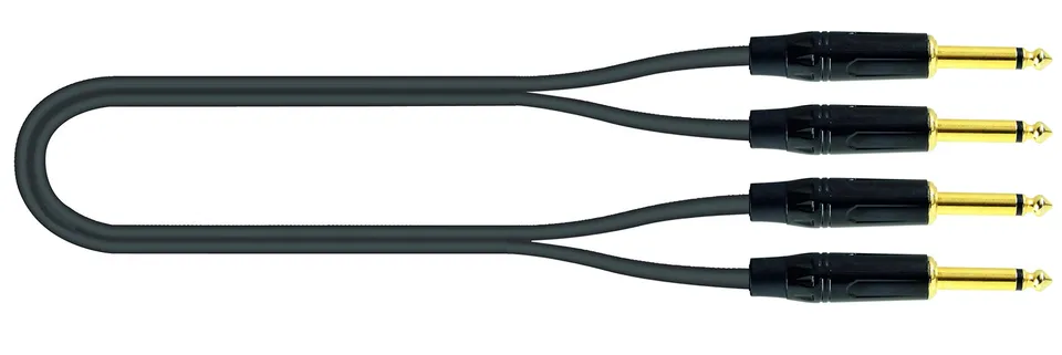 quik-lok-just-key-1-klinkenkabel-2x-mono-6-3-mm-1-m-schwarz image 1