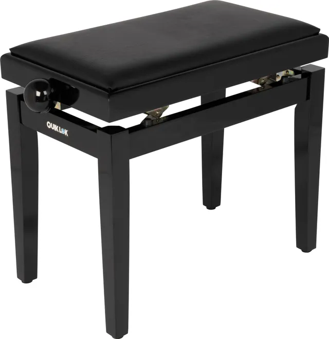 quik-lok-classic-pb-100-bk-l-klavierbank-schwarz-hochglanz image 1