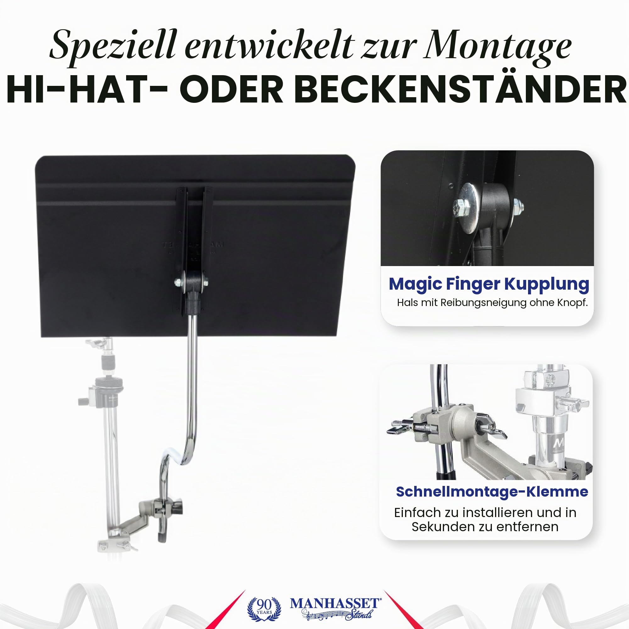 manhasset-drummer-notenpult-hi-hat-53dh-f-r-schlagzeug image 2