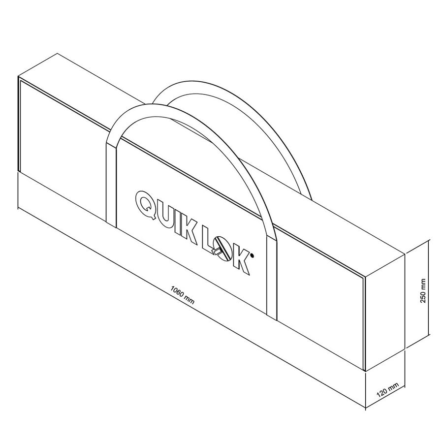 quik-lok-quality-line-cb-6-2-zubeh-r-tasche-nylon-1060-mm image 3