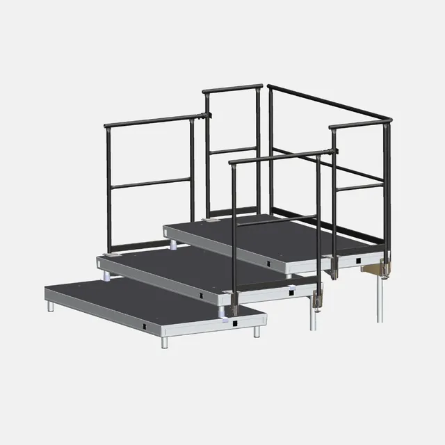 ratstands-speeddeck-140q15-chorpodest-3-4-stufen-aluminium image 1