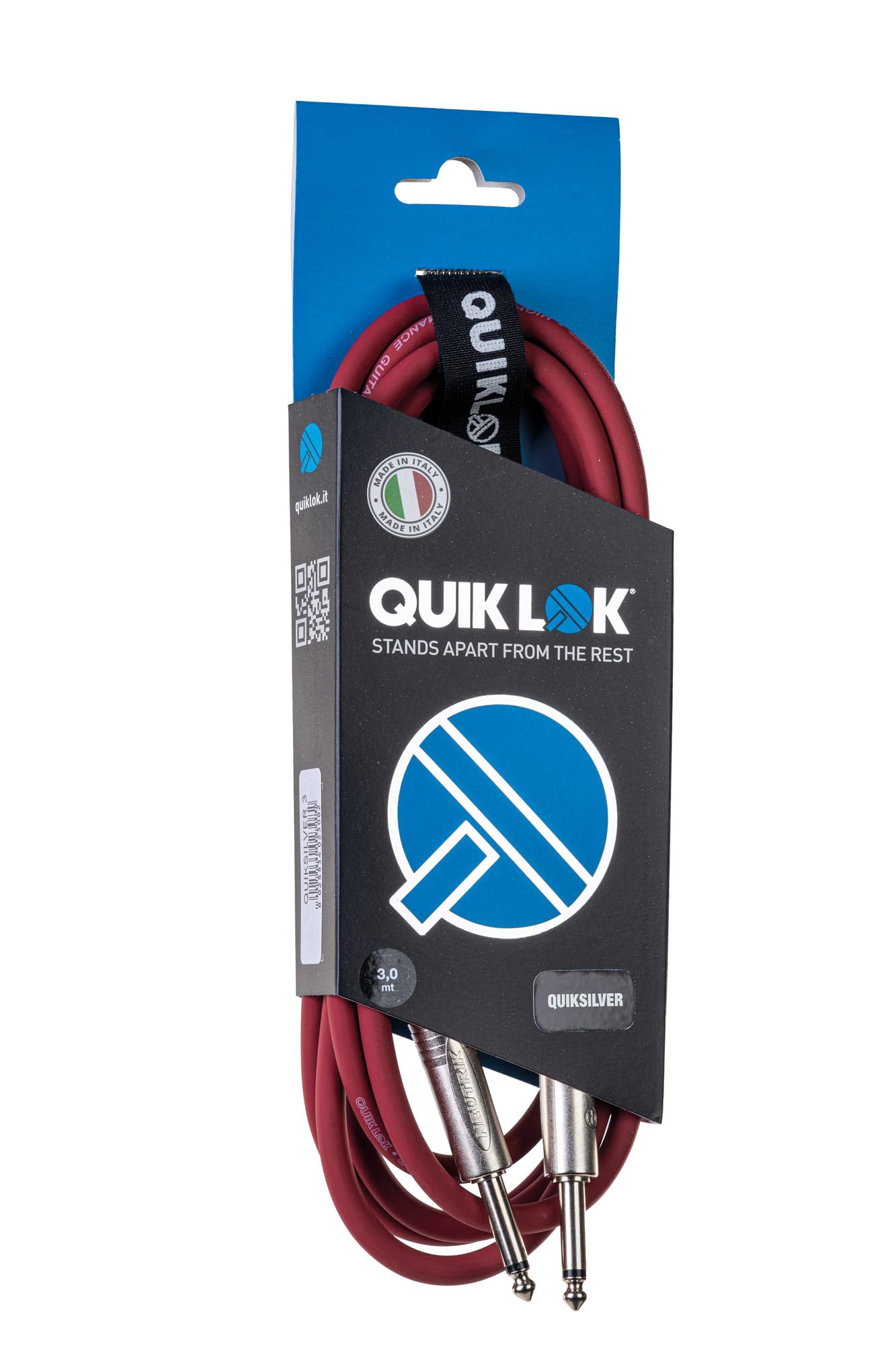quik-lok-strix-instrumentenkabel-3-m-klinke-schwarz image 2