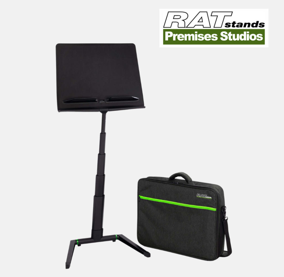 ratstands-jazz-stand-gig-bag-pro-bundle-notenst-nder image 1