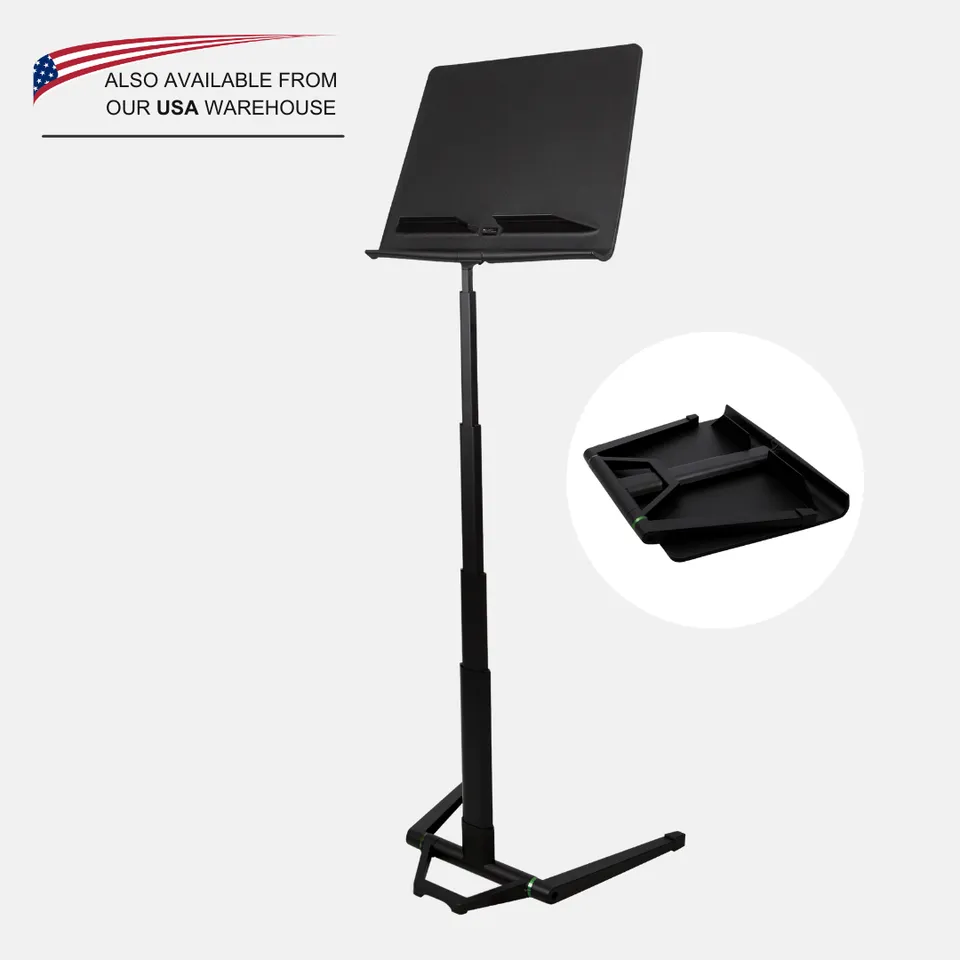 ratstands-jazz-stand-pro-notenst-nder-schwarz-klappbar image 1