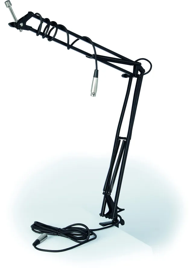 quik-lok-pro-a-25-bk-broadcast-mikrofonst-nder-schwarz image 1
