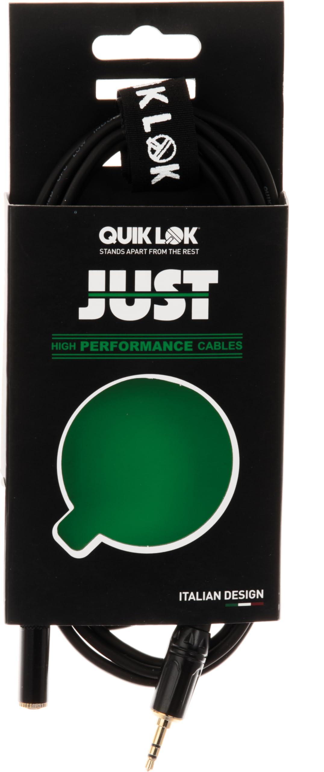 quik-lok-just-j35j35f-3-audiokabel-3-m-miniklinke-schwarz image 2