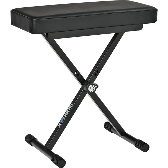 quik-lok-basic-bx-8-klavierhocker-vinyl-extra-dick-schwarz image 1