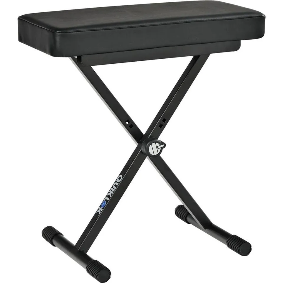 quik-lok-basic-bx-8-klavierhocker-vinyl-extra-dick-schwarz image 1