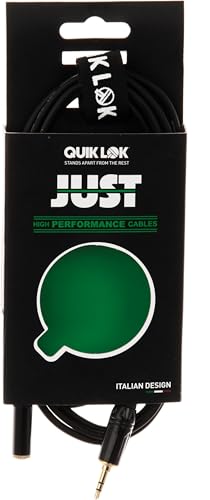 quik-lok-just-j35j35f-3-audiokabel-3-m-miniklinke-schwarz image 5