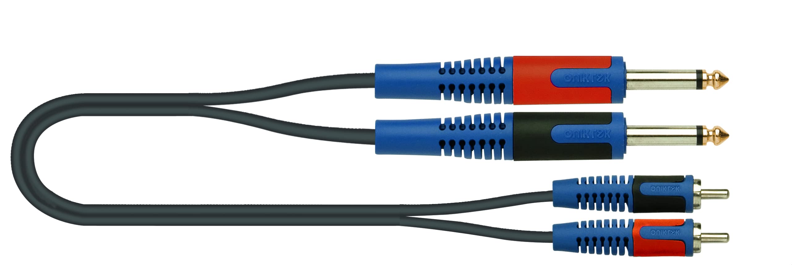quik-lok-italian-standard-roksolid-audiokabel-2m-klinke-phono image 1