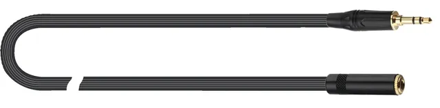 quik-lok-just-j35j35f-3-audiokabel-3-m-miniklinke-schwarz image 1