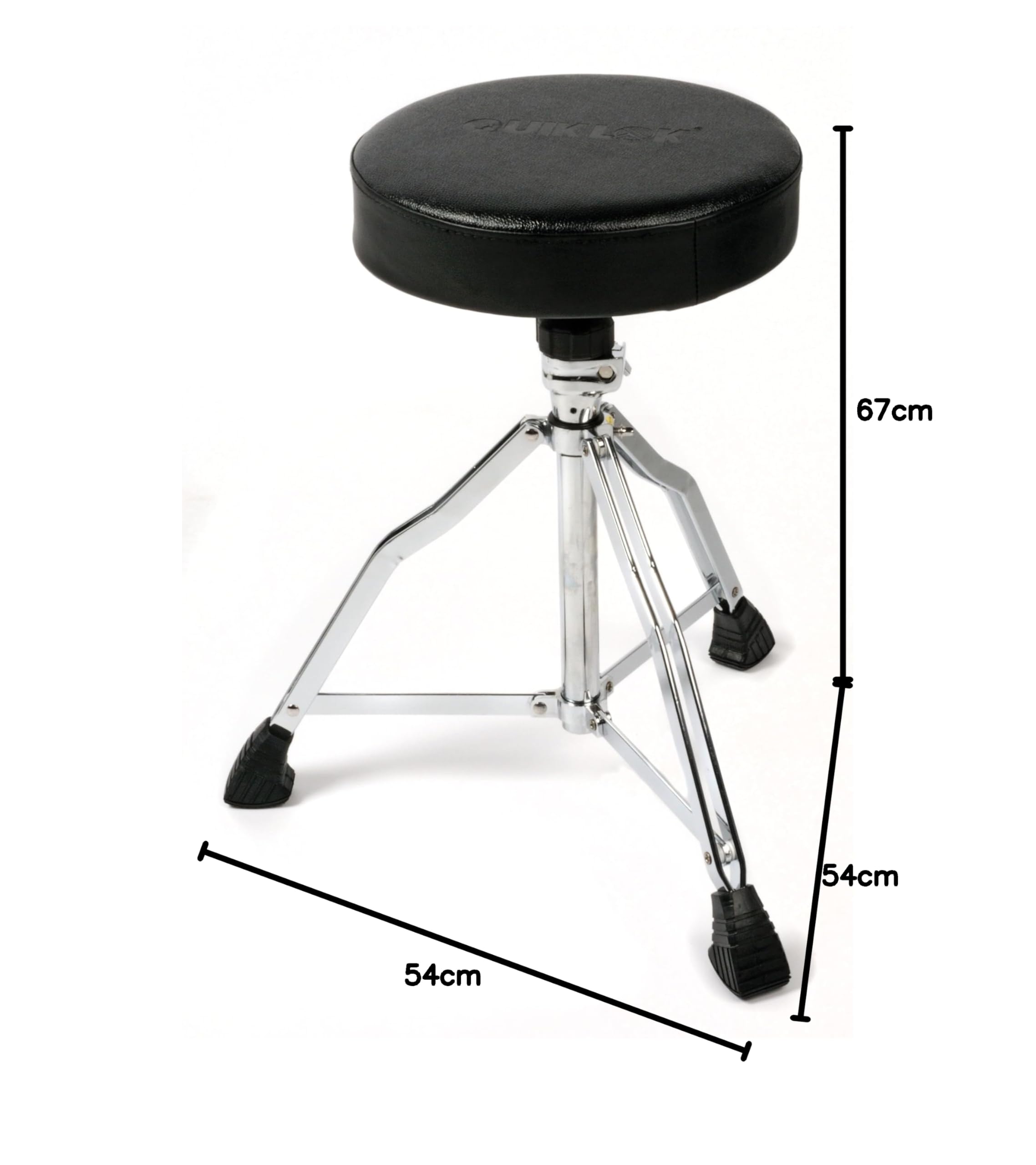 quik-lok-deluxe-db-3v-hocker-schwarz-3-beinig image 2
