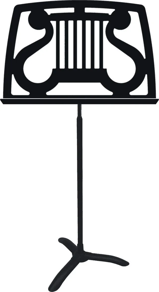 manhasset-noteworthy-n1170-notenst-nder-leier-motiv-aluminium image 1