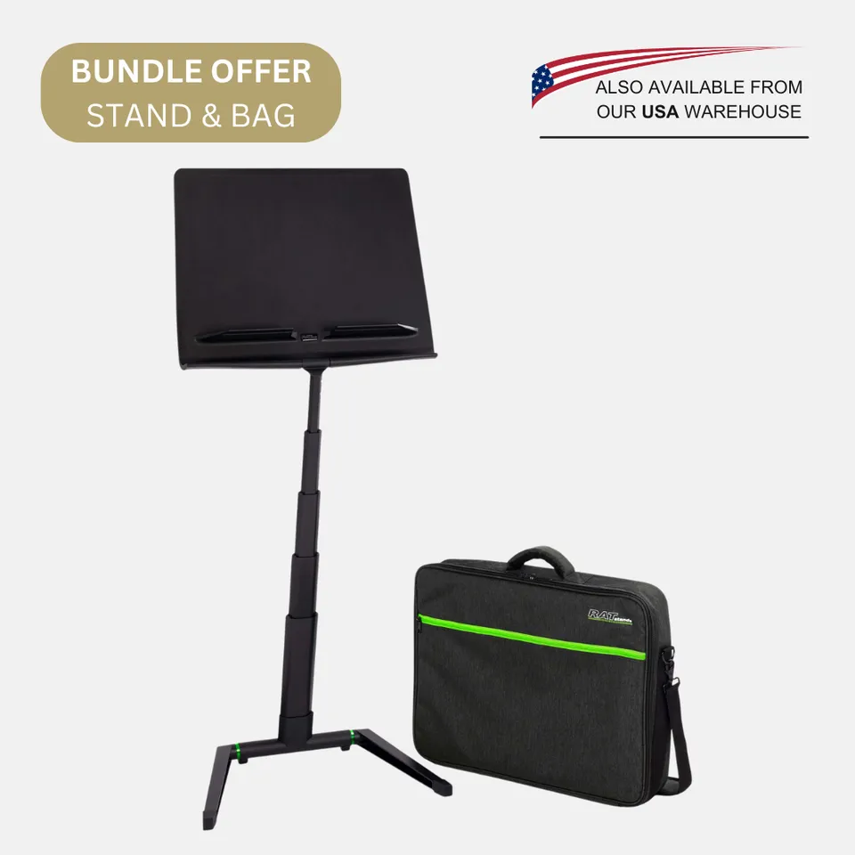 ratstands-jazz-stand-notenst-nder-bundle-mit-gigbag-tasche image 1
