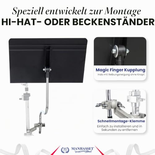 manhasset-drummer-notenpult-hi-hat-53dh-f-r-schlagzeug image 8