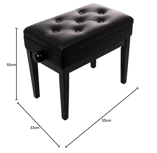 quik-lok-classic-pb-106-bk-l-klavierbank-notenfach-hochglanz-schwarz image 7