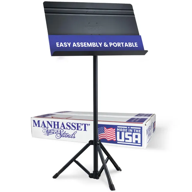 manhasset-voyager-5201-notenst-nder-aluminium-schwarz image 1