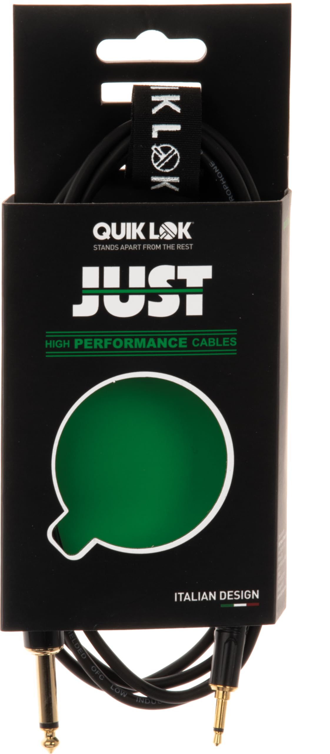 quik-lok-just-jm35jm-2-audiokabel-6-3-auf-3-5mm-2m-schwarz image 2