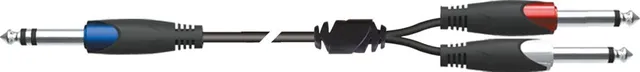 quik-lok-strix-sx4-2-5k-audiokabel-2x-mono-klinke-2-5-m image 1