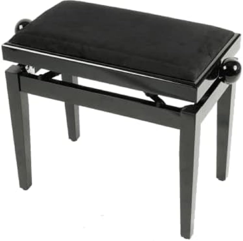 quik-lok-classic-pb-010-bk-klavierbank-holz-schwarz-gepolstert image 1